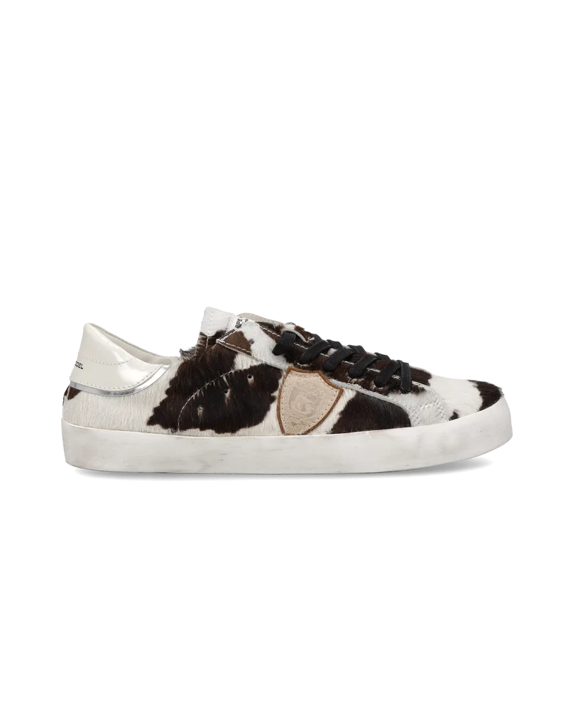 Sneaker Prsx Junior, Animal-Print White Brown