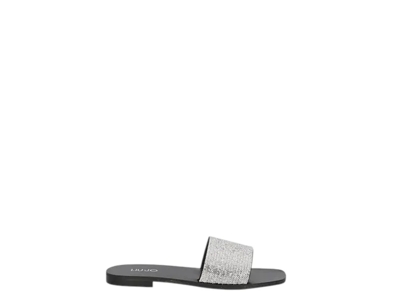 Ciabatte donna "Liu Jo" SA3147T038022222 Collezione Primavera/Estate - Nero e argento