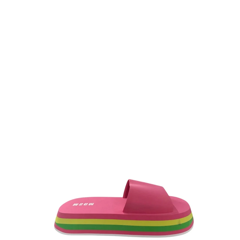 Ciabatte donna "MSGM" MG13005.004 Collezione Primavera/Estate 2026 - Fucsia Multi