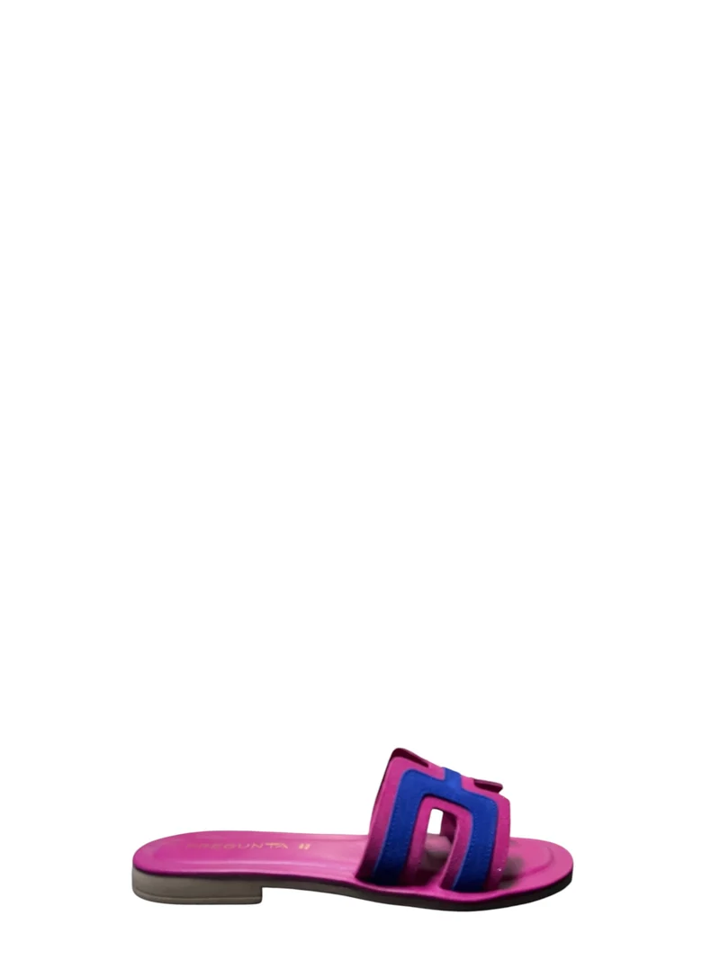 Ciabatte donna "Pregunta" 2525002 002 Collezione Primavera/Estate 2026 - Fucsia e blu