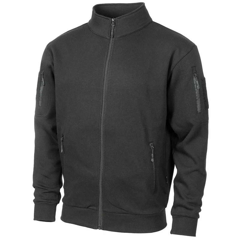Giacca In Felpa Tactical 00630A Nera