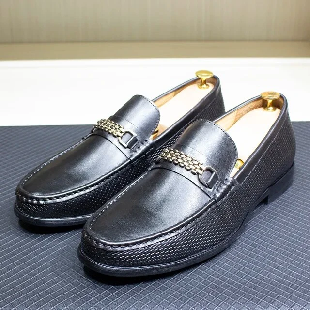 Scarpe eleganti da lavoro in vera pelle Scarpe comode da uomo