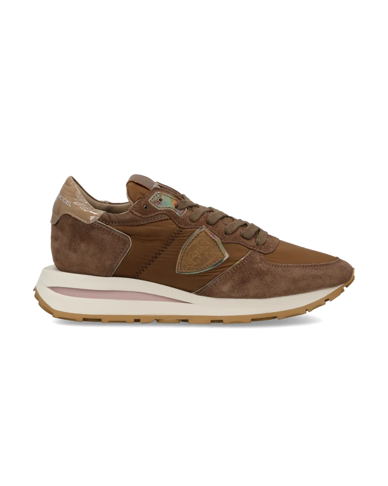 Sneakers Tropez Haute Women, Brown Cognac
