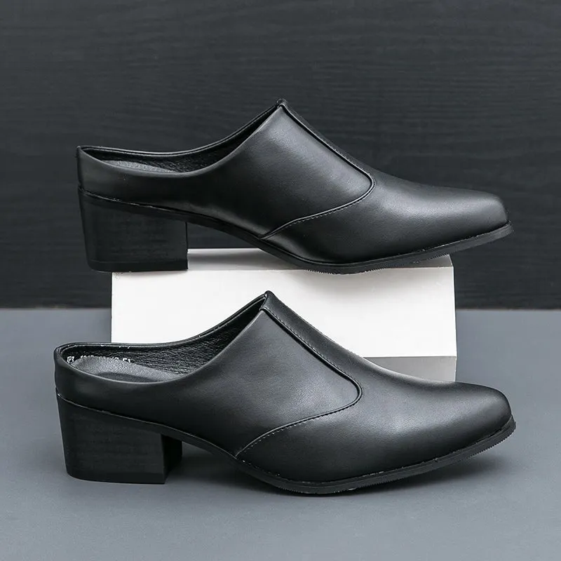 Scarpe unisex con tacco medio trascinato