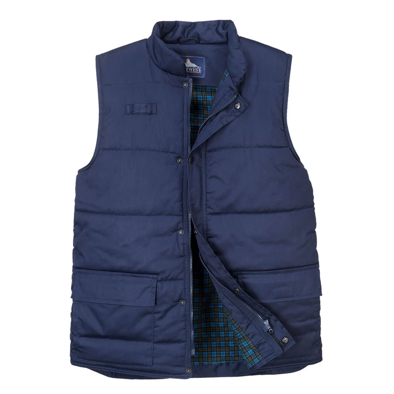 Gilet Personalizzato Imbottito BLU ARAN