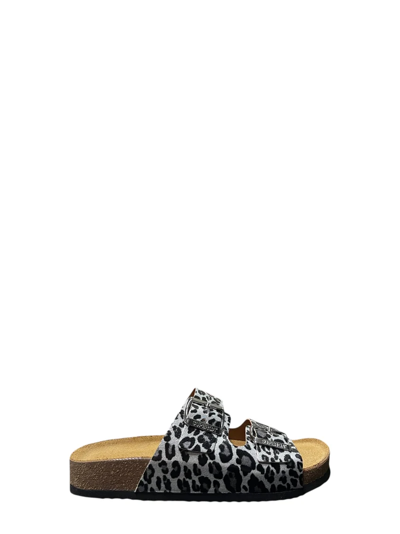 Ciabatte donna "Superga" S31Y796/SP Collezione Primavera/Estate 2026 - Argento e maculato