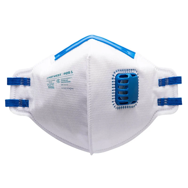 Mascherina antipolvere Piegata con Valvola FFP2 (Pk20)
