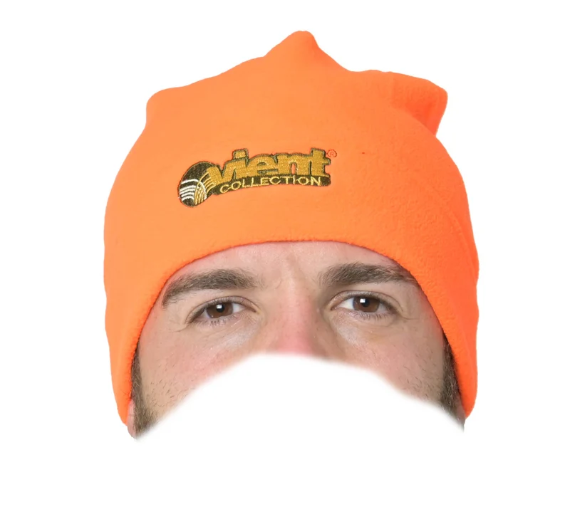 Berretto Vient In Pile Arancio