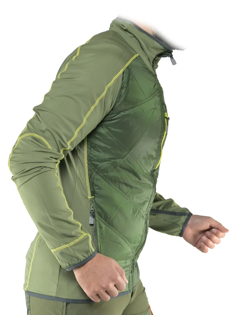 Bomber Leggero Elasticizzato Verde Fluo