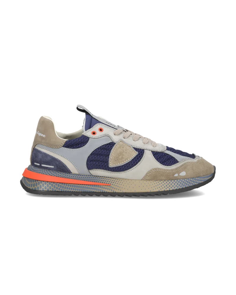 Sneakers Olympique Running Men, Grey Blue