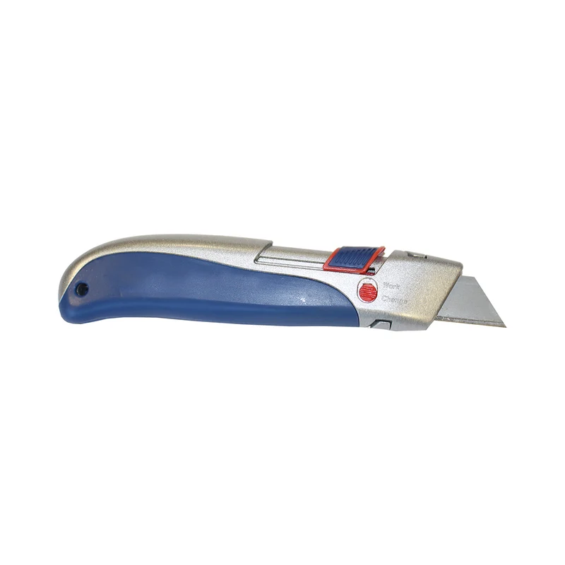 Taglierino Cutter di sicurezza retrattile Blu