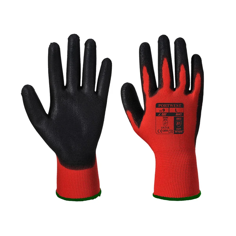 Guanto in Pu Rosso (Pk12)