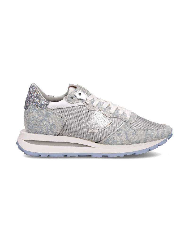 Sneakers Tropez Haute Running Women, Silver Light Blue