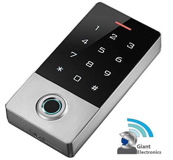 Controllo degli accessi con impronte digitali in metallo