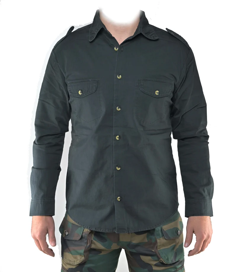 Camicia Korps Maniche Lunghe Chicago 1577 Nero