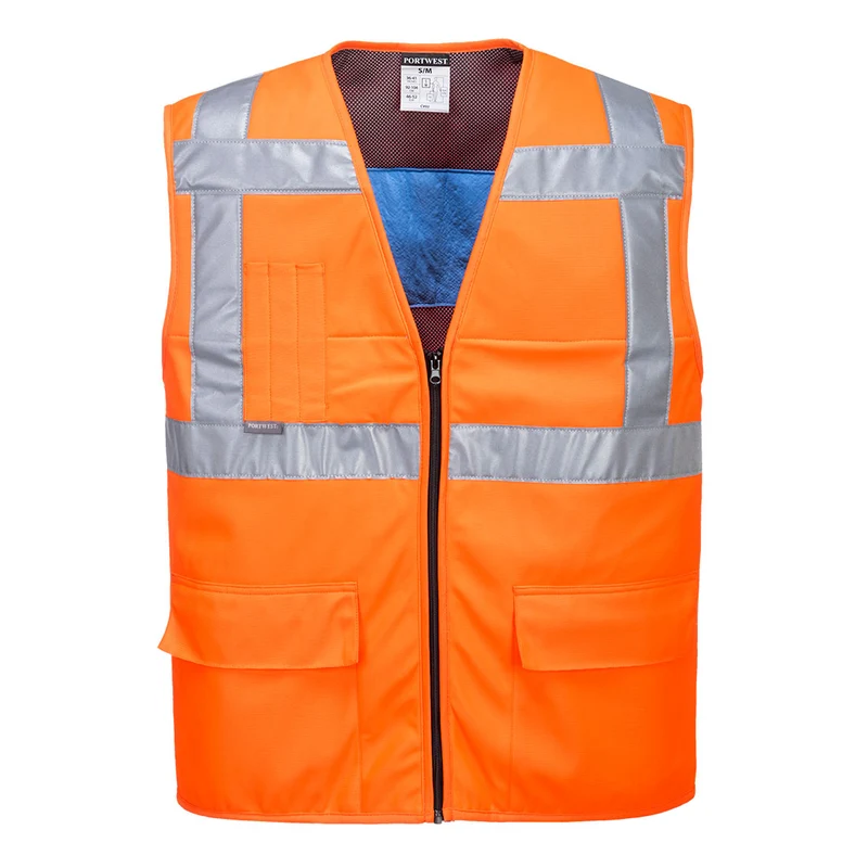 Gilet rifrescante ad alta visibilità