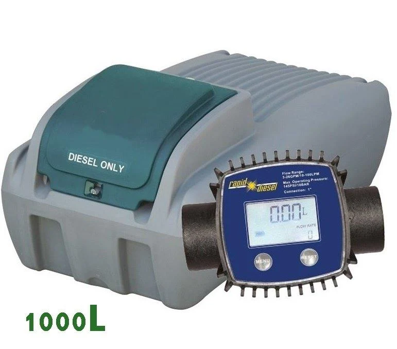 Serbatoio diesel portatile da 1000 litri + contatore NZ
