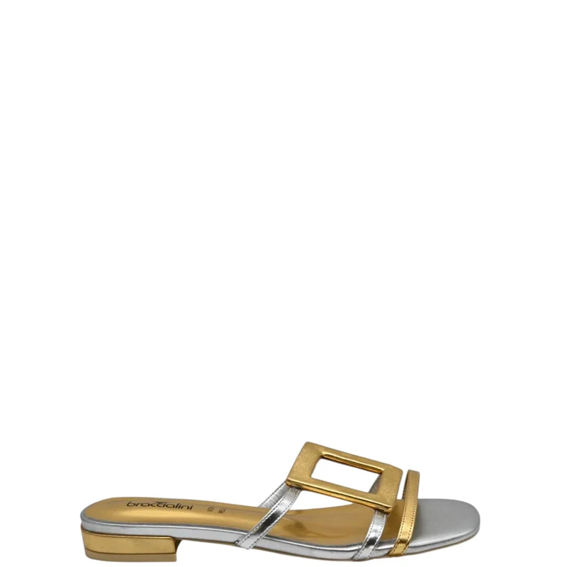 Scalzati donna "Braccialini" BA104 Collezione Primavera/Estate 2026 - Oro e Argento