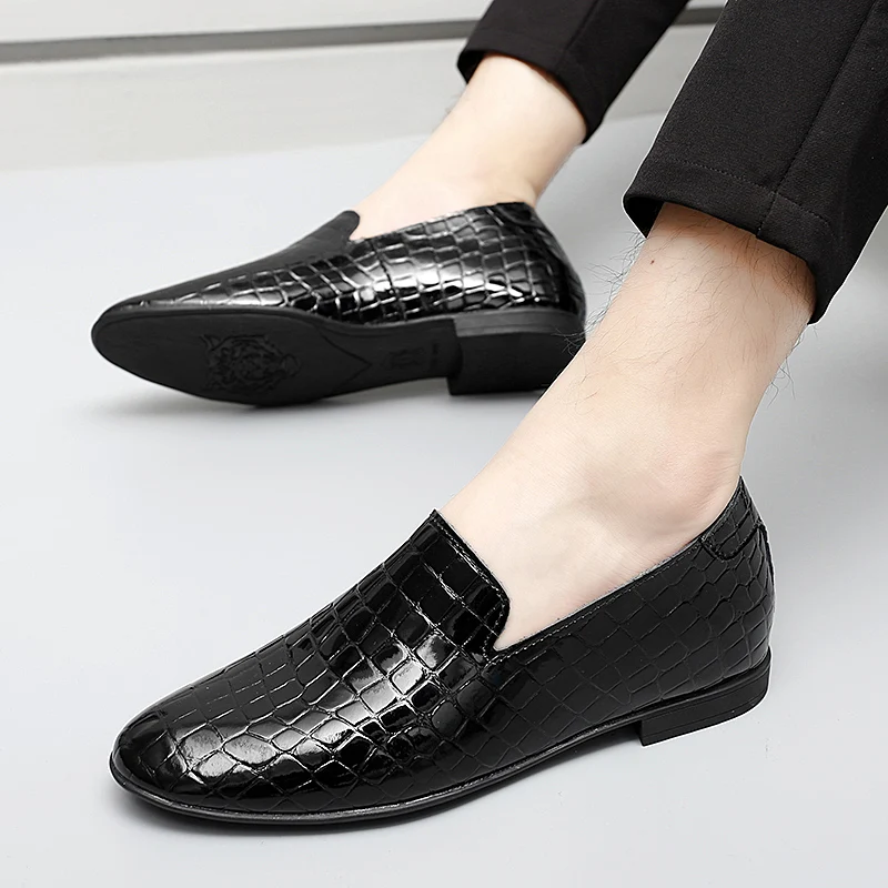 Scarpe rialzanti da uomo formali, alla moda e alla moda sociale