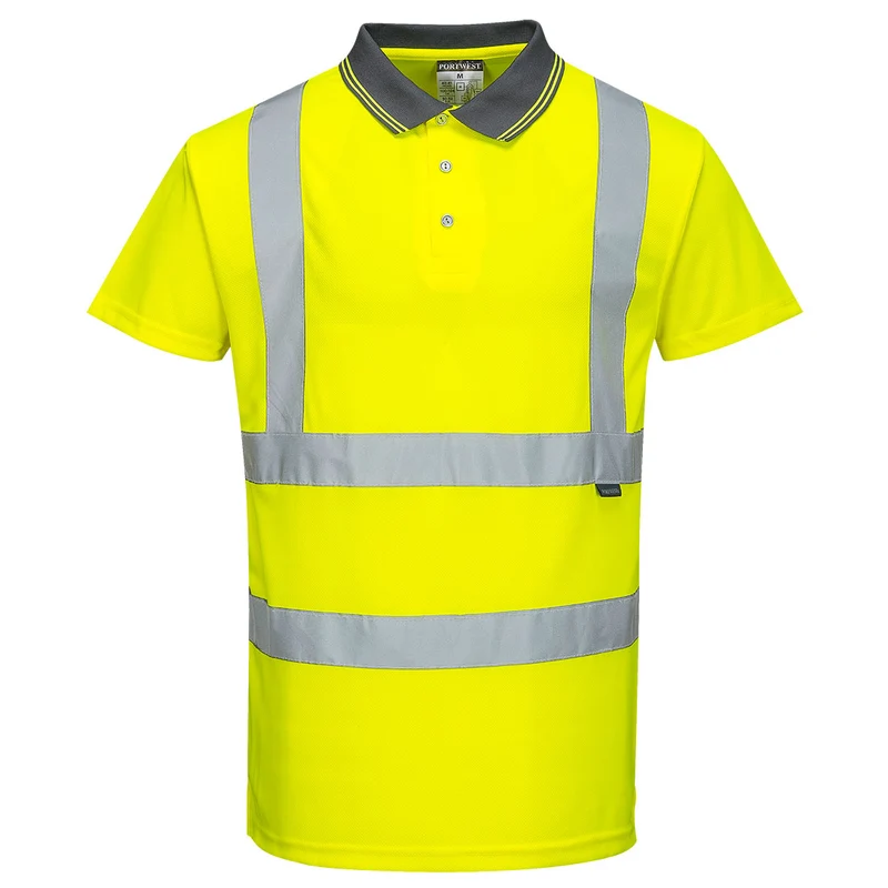 Polo maniche corte Alta Visibilità