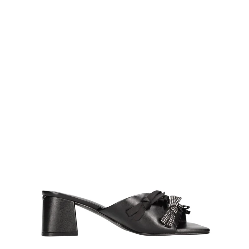 Scalzati donna "Liu-Jo" Judy 02 Collezione Primavera/Estate 2026 con strass - Nero