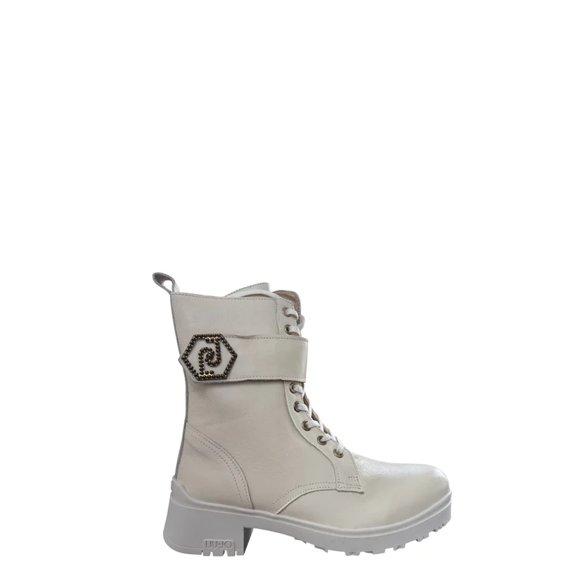 Anfibi donna "Liu Jo" SF2155 P0102 Collezione Primavera/Estate 2026 - Crema