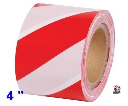 Nastro per contrassegni rosso e bianco RD-4 (6 rotoli)