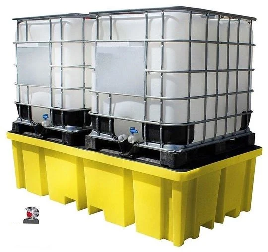 UNIPLAST 2000 Pallet di contenimento di fuoriuscite di contenitori a cubetti