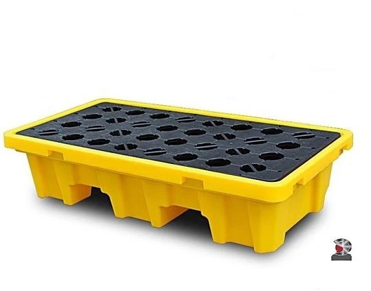 Pallet di contenimento fuoriuscita UNIPLAST 200 per 2 barili