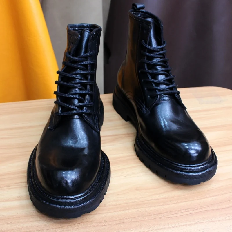 Scarpe da uomo con lacci, calde e comode, di alta qualità