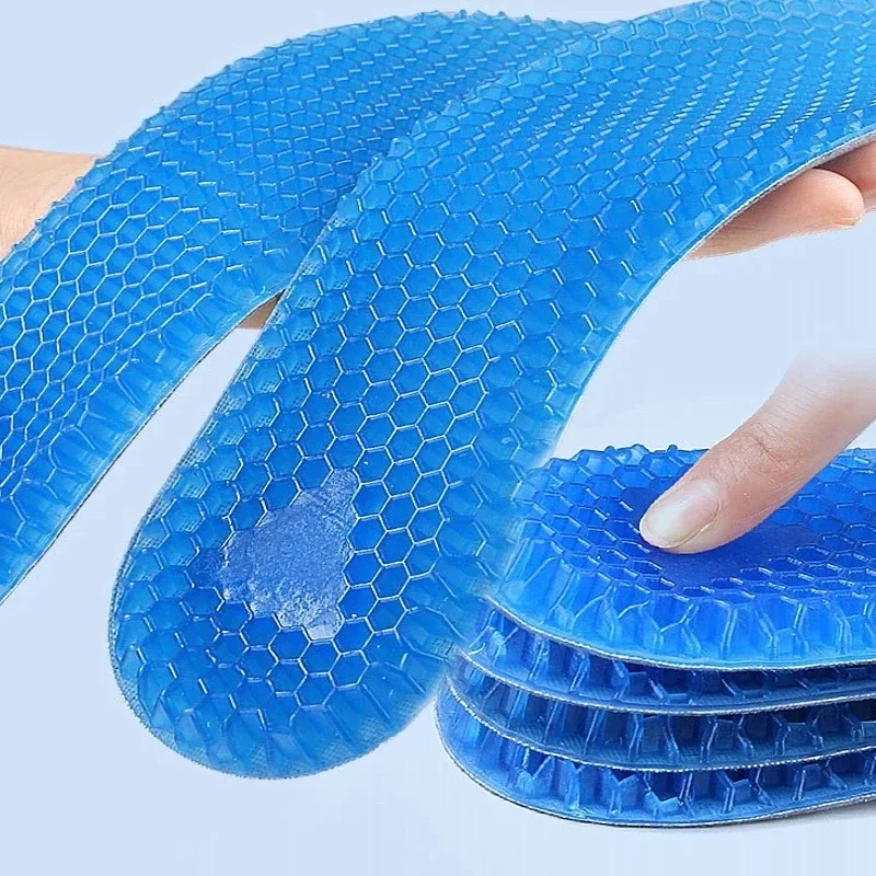 Solette per scarpe in silicone a nido d'ape con assorbimento morbido degli urti