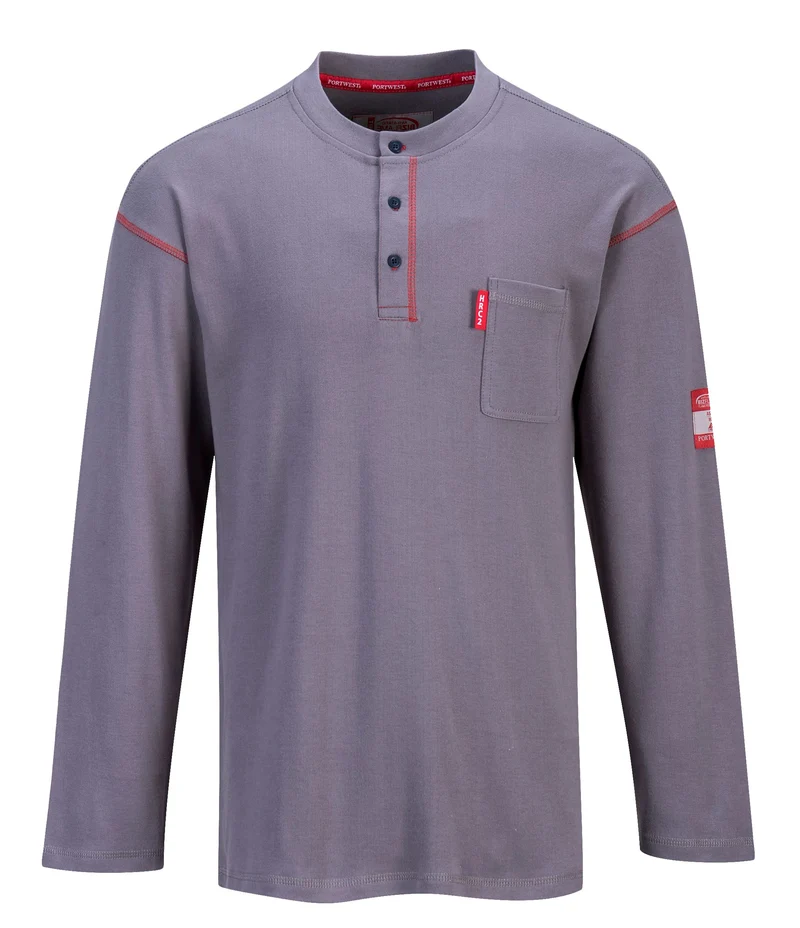 Maglia con colletto a bottoni Bizflame
