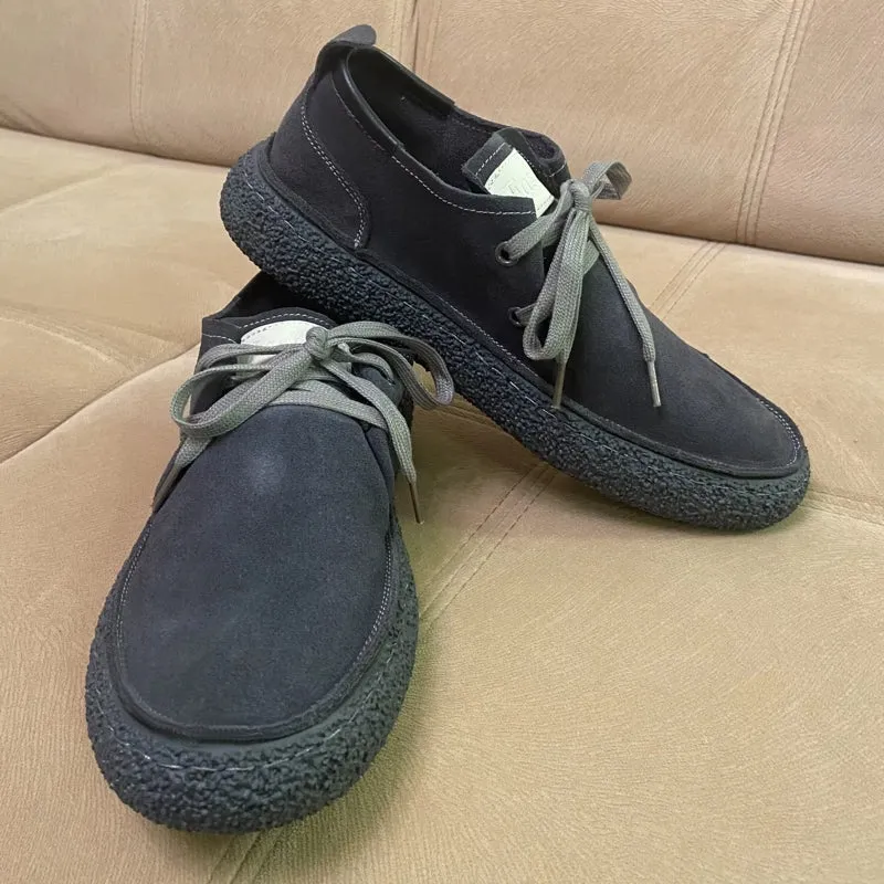 Scarpe casual in vera pelle scamosciata da uomo