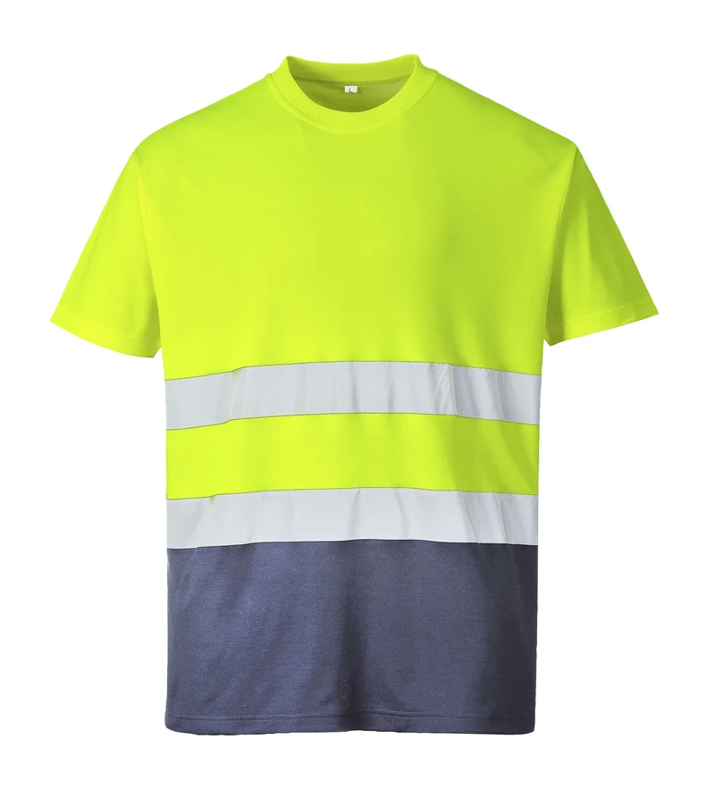 T-shirt Bicolore Cotton Comfort Alta Visibilità