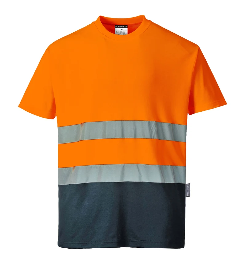 T-shirt Bicolore Cotton Comfort Alta Visibilità