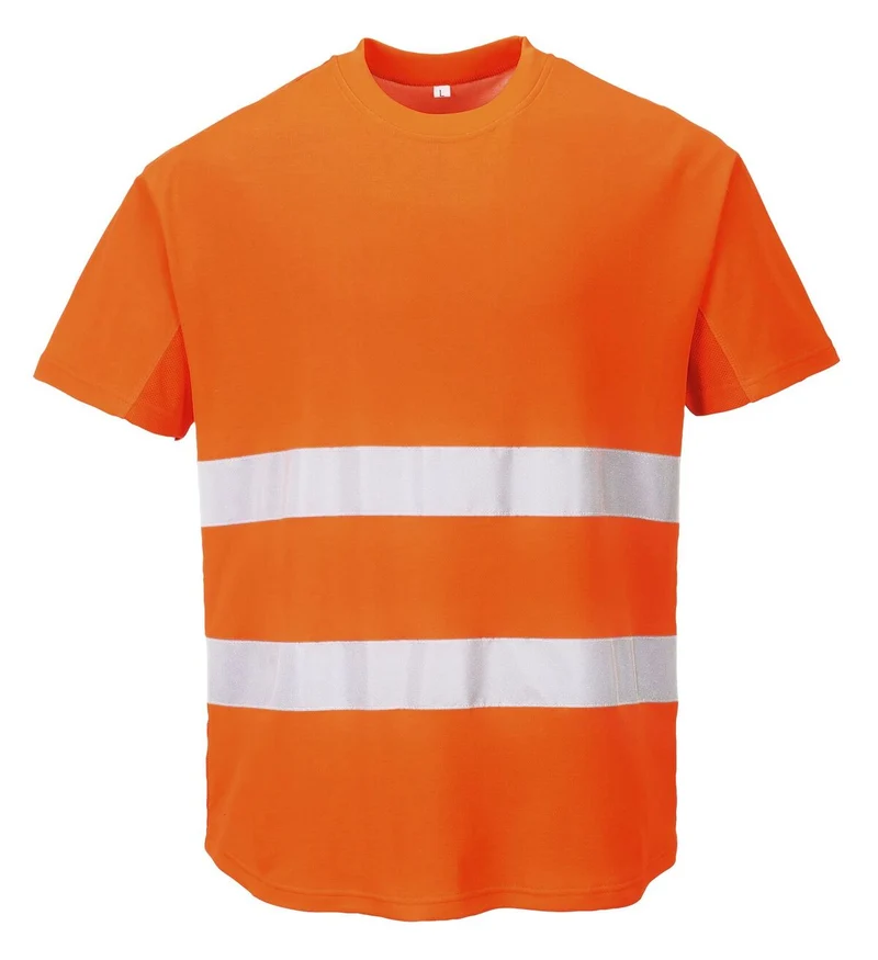 T-shirt Mesh Cotton Comfort Alta Visibilità