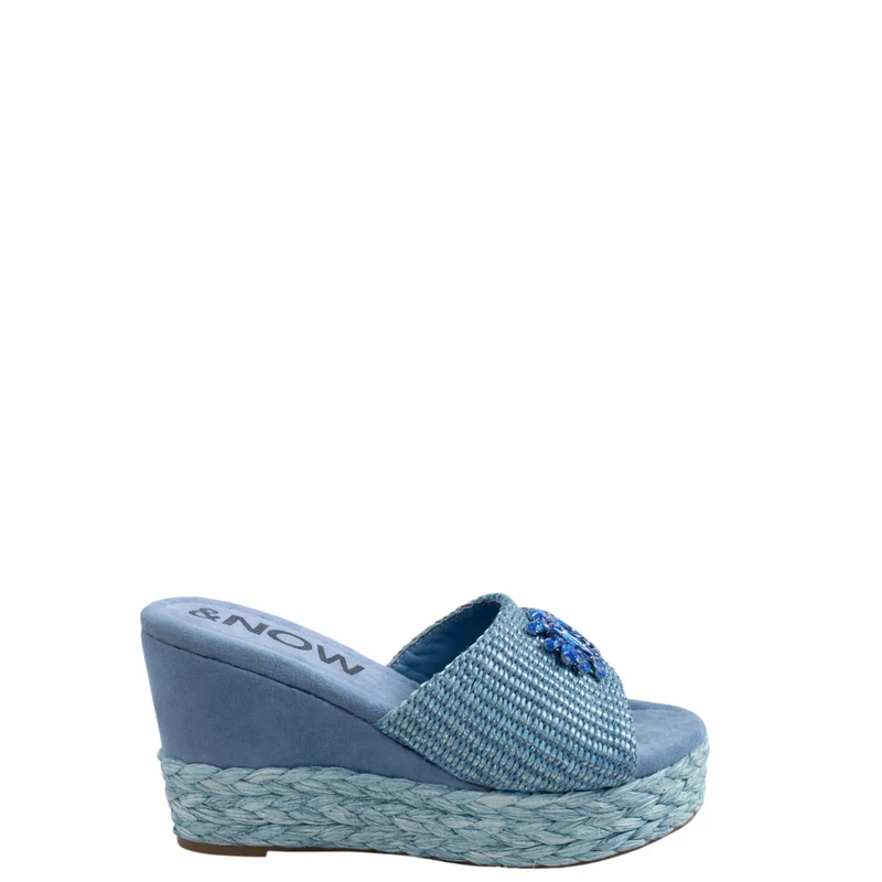 Scalzati con zeppa donna "Menbur" 25416* Collezione Primavera/Estate 2026 - Denim