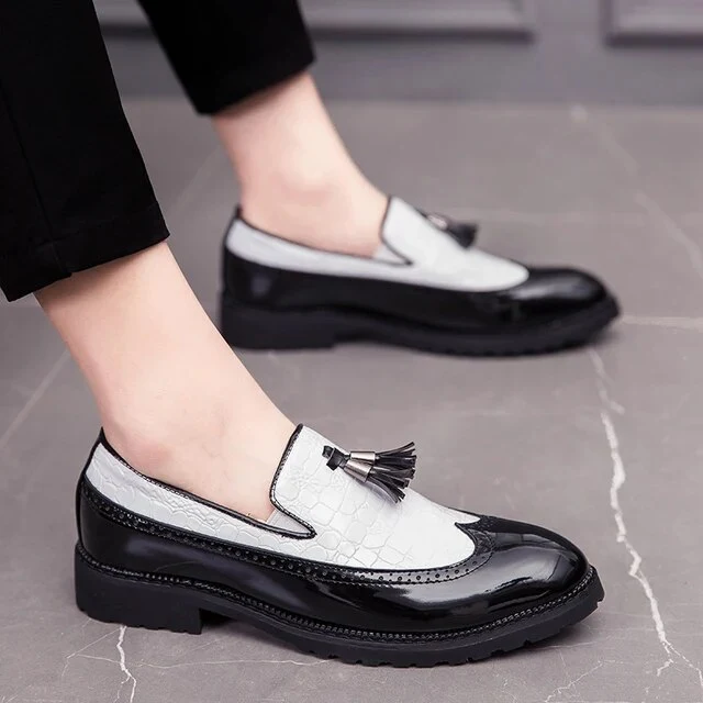 Scarpe casual in pelle da uomo Mocassini in pelle traspiranti