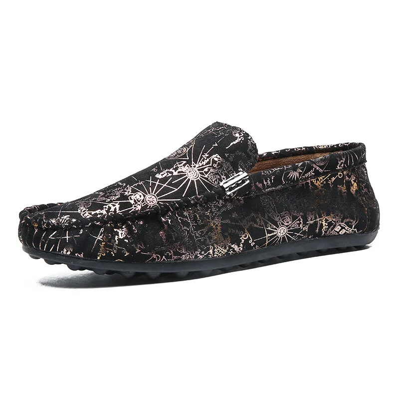 Mocassini da uomo in pelle nera, scarpe casual ed eleganti, Australia