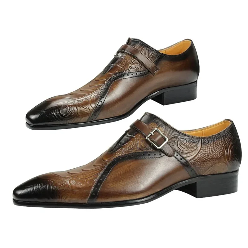 Scarpe da uomo in pelle