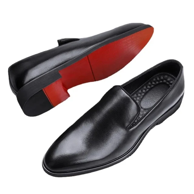 Mocassini derby Scarpe da uomo con suola rossa