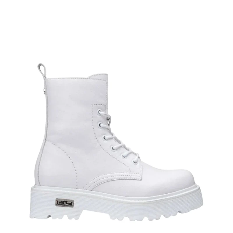 Anfibi donna “Cult” CLW336600 Collezione Primavera/Estate 2025 – Bianco