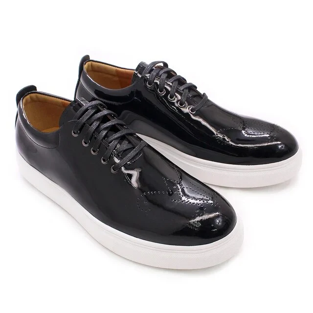 Sneakers in pelle nera da uomo | Scarpe casual Australia