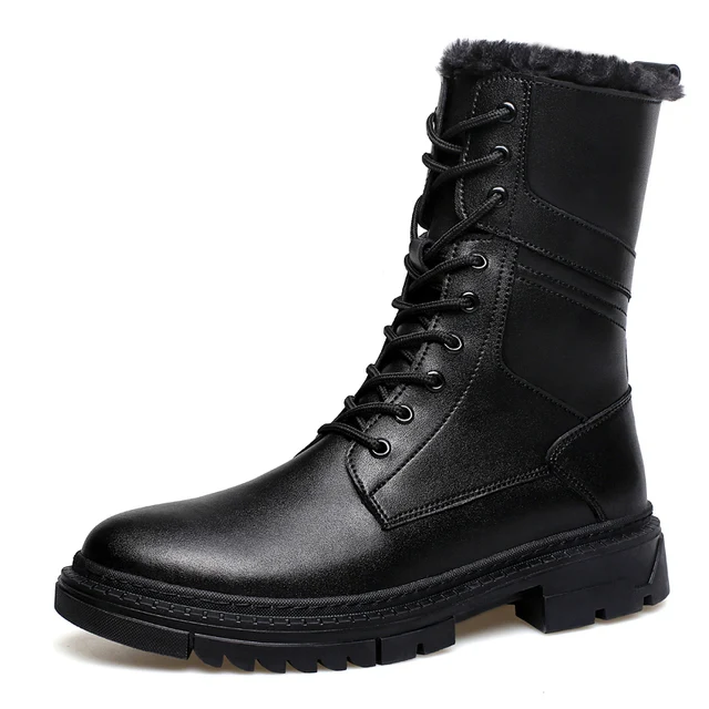 Scarpe casual Stivali da uomo in vera pelle