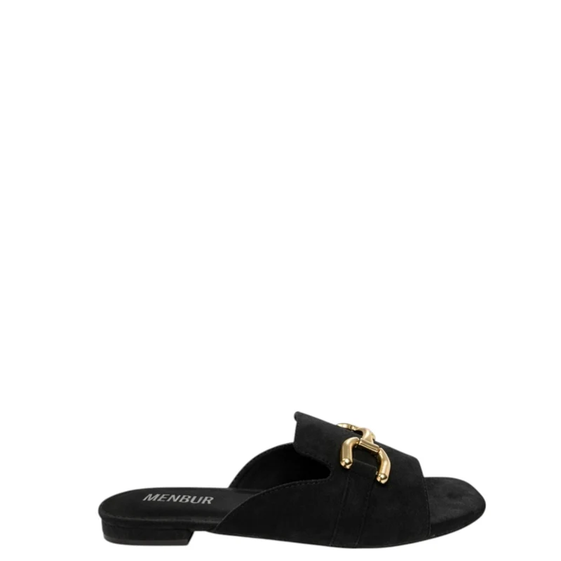 Scalzati donna "Menbur" 25569 Collezione Primavera/Estate 2026 suede - Nero