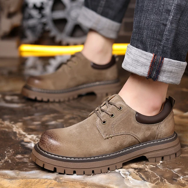 Scarpe casual da uomo in pelle PU Oxford stringate
