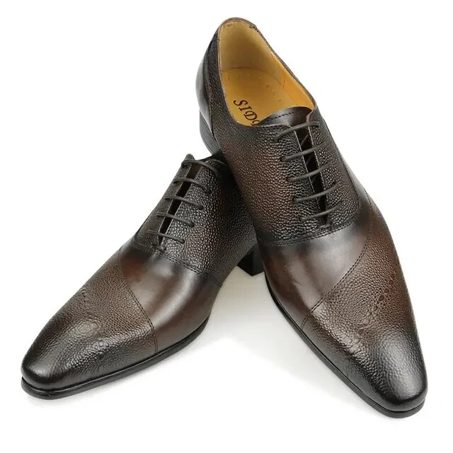 Scarpe Oxford in pelle