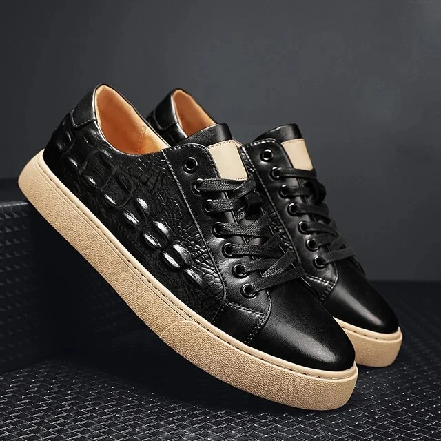 Scarpe eleganti da uomo in vera pelle retrò moda Scarpe Oxford