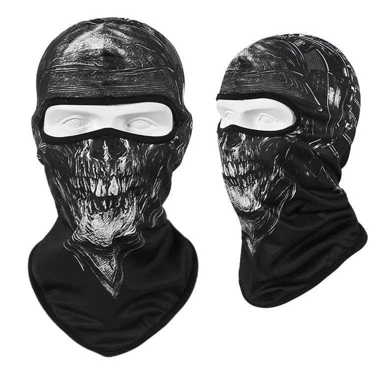 Copricapo Maschera Teschio Passamontagna Cappello Sciarpa