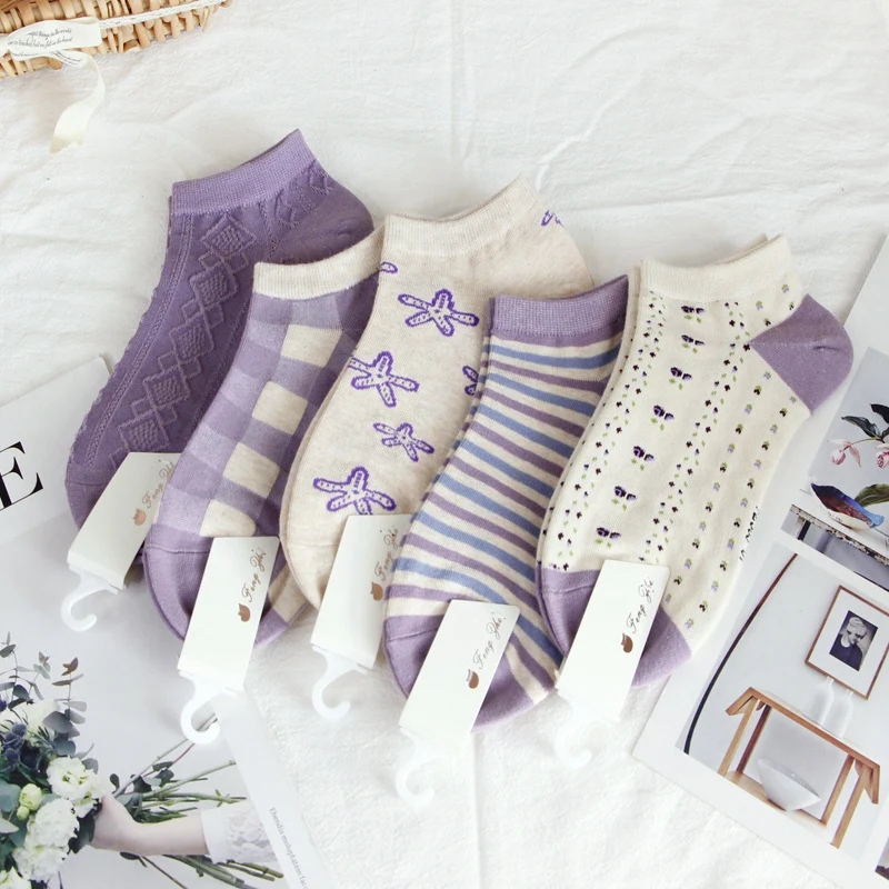 Calze di cotone 10 paia - C4B 02 Short Style 2 Set